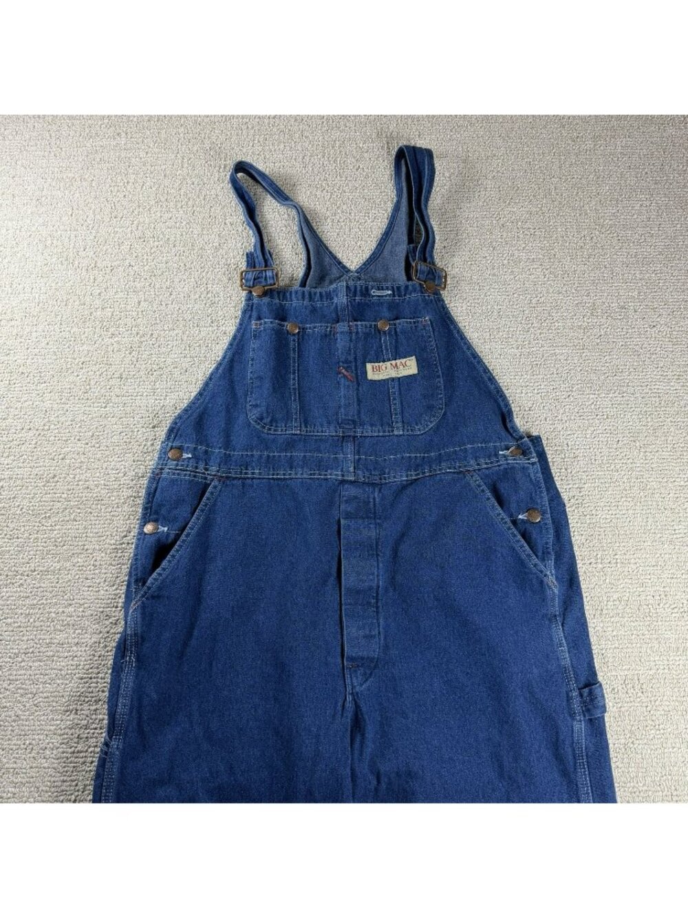 Vintage Big Mac Denim Overalls Blues Men’s 40 x 29